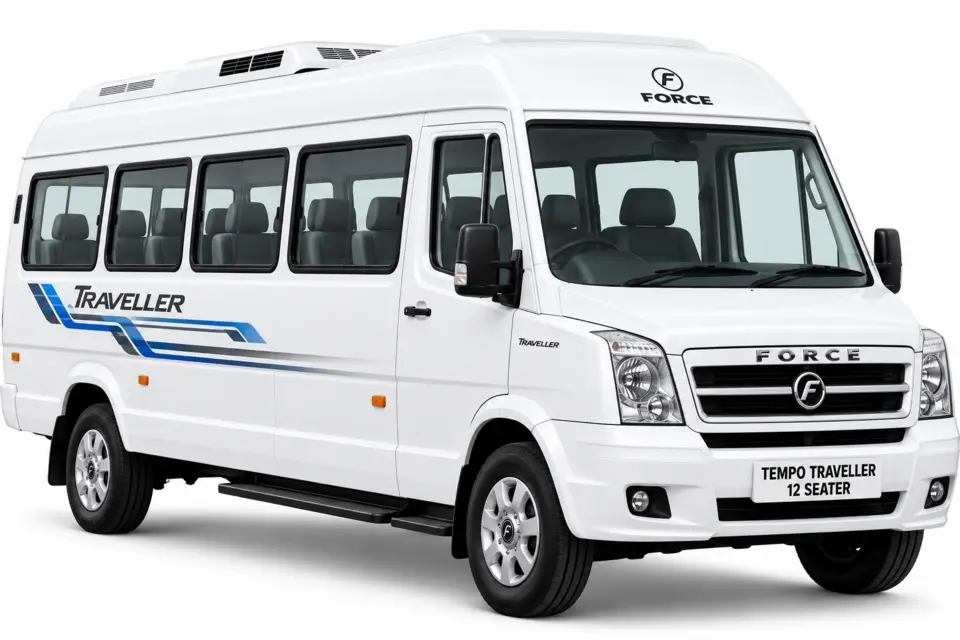 Tempo Traveller 12 Seater vehicle option