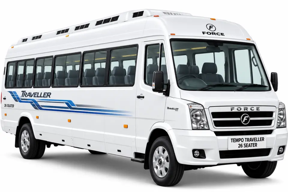 Tempo Traveller 26 Seater vehicle option